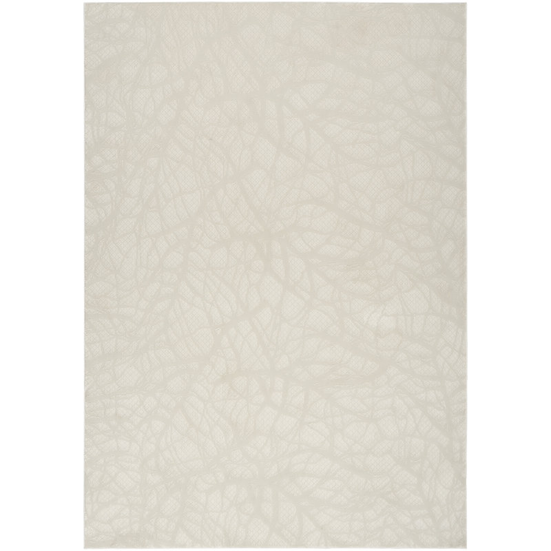 Orren Ellis Netti Beige Modern Indoor Rug, Rectangle 6' x 9'