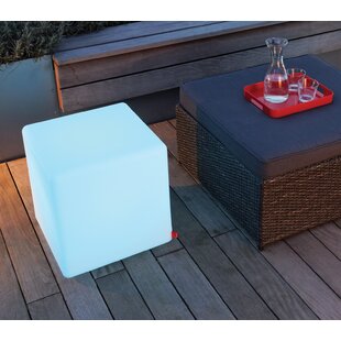 Cube LED Glass Coffe Table