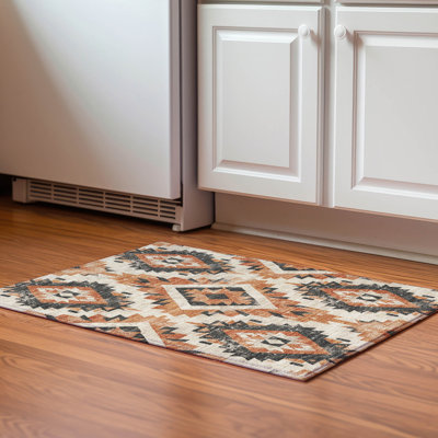 Premium Machine Washable Crestover AMF1878 Aztec Rug