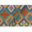 Tapis tribal / géométrique / sud-ouest en laine tissé à la main de style rectangulaire de 3 pi 5 po x 5 pi 1 po Cedorah