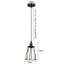 Sudley 1 - Light Black Geometric Pendant
