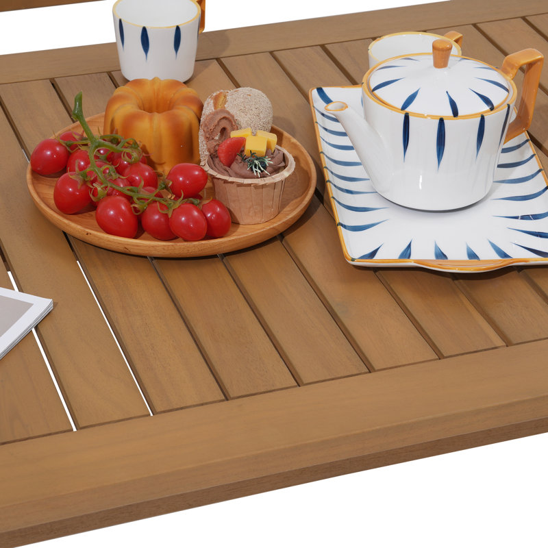 Vanover 2 - Person Outdoor Seating Group With Cushions, Cream