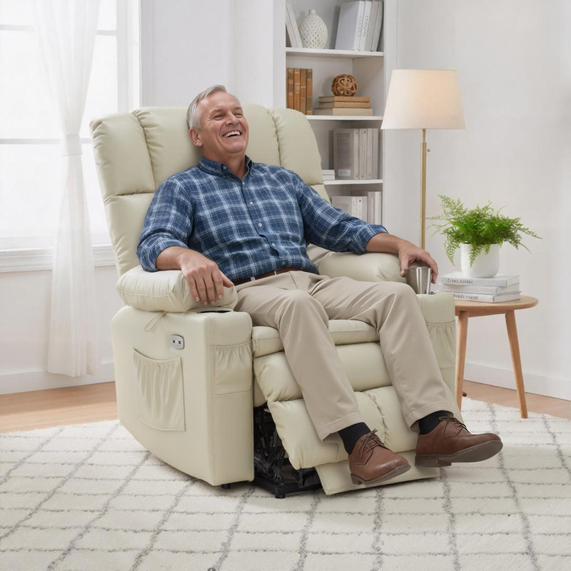 Fauteuil inclinable électrique MCombo, Blanc