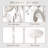 Farmhouse 6-Light Wood Chandelier Chic Crown Design Pendant Light For Living Room-442546296