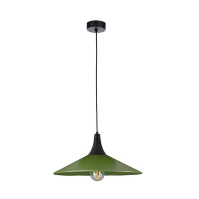 1 - Light Matte Black Dome Pendant