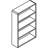  Laminate Bookcase