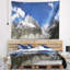 Tapisserie panorama à chamonix à proximité de landscape glacier-28487185