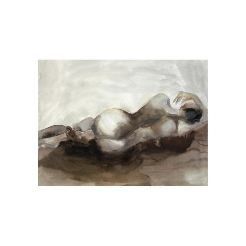 Pose Study I Print by Emma Brooks, 47" H x 63" W, Glass Coat