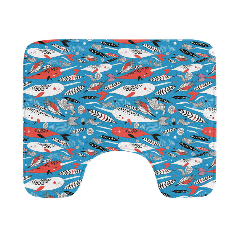 Tapis de salle de bain Narwhal