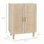 Buffet buffet, armoire de cuisine, armoire à café avec 2 portes en rotin-938343793