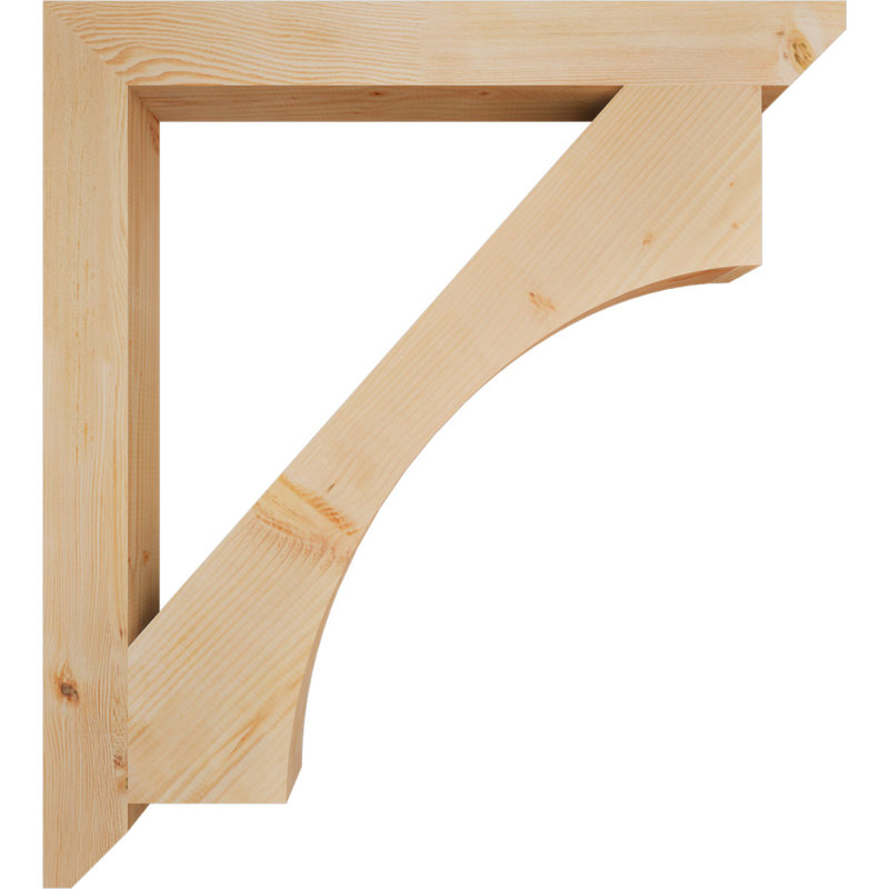 Support en bois Westlake, Sapin de Douglas, H 42 po x l 3,5 po x P 38 po