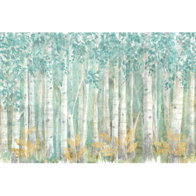 Natures Leaves I by Beth Grove - Wrapped Canvas Painting