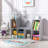 6-Cubby Kids Bookcase With Reading Nook And Cushion, Multi-Purpose Storage Organizer-1051661481