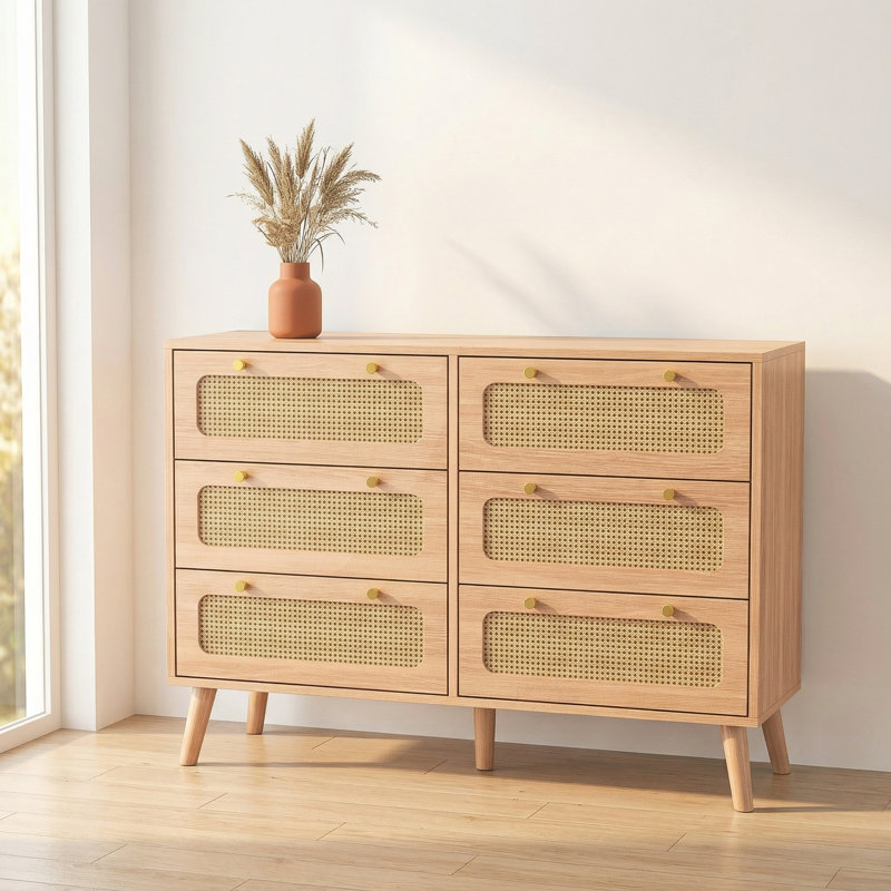 100 cm W Chest of 6 Drawers
