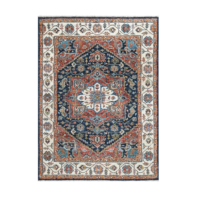 Helaena Wool Oriental Rug, Rectangle 7'8" x 9'11"
