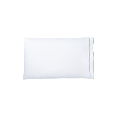 Spencer Border Sheet Set Blue Cornflower