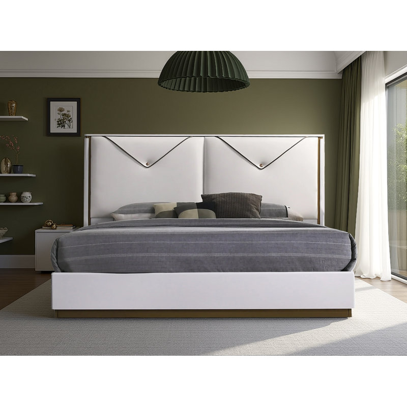 Upholstered Platform King Bed, King