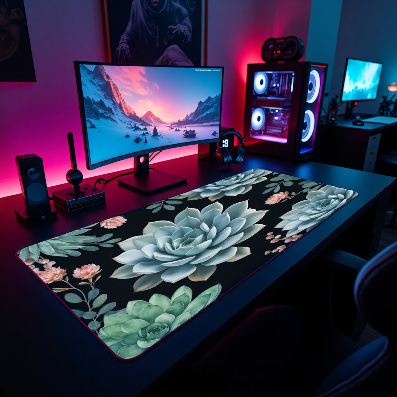 Polyester Desk Pad, 23.6x13.8