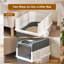 Polyethylene Plastic Litter Box Enclosure
