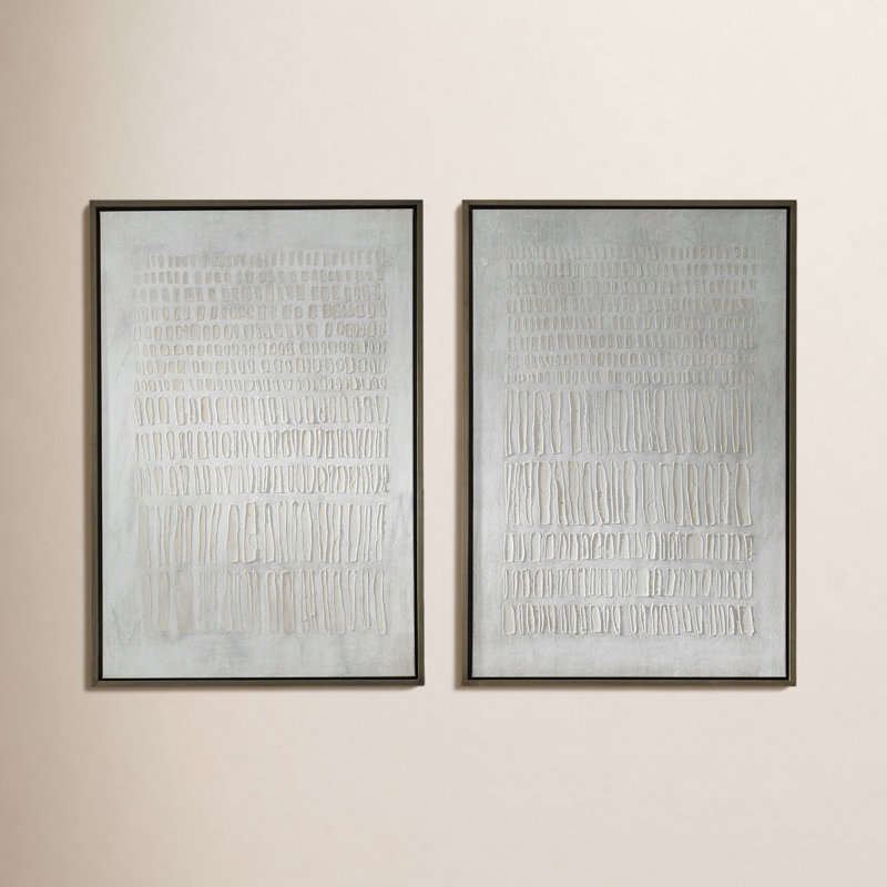 Uttermost Social Theory Framed Canvases Set