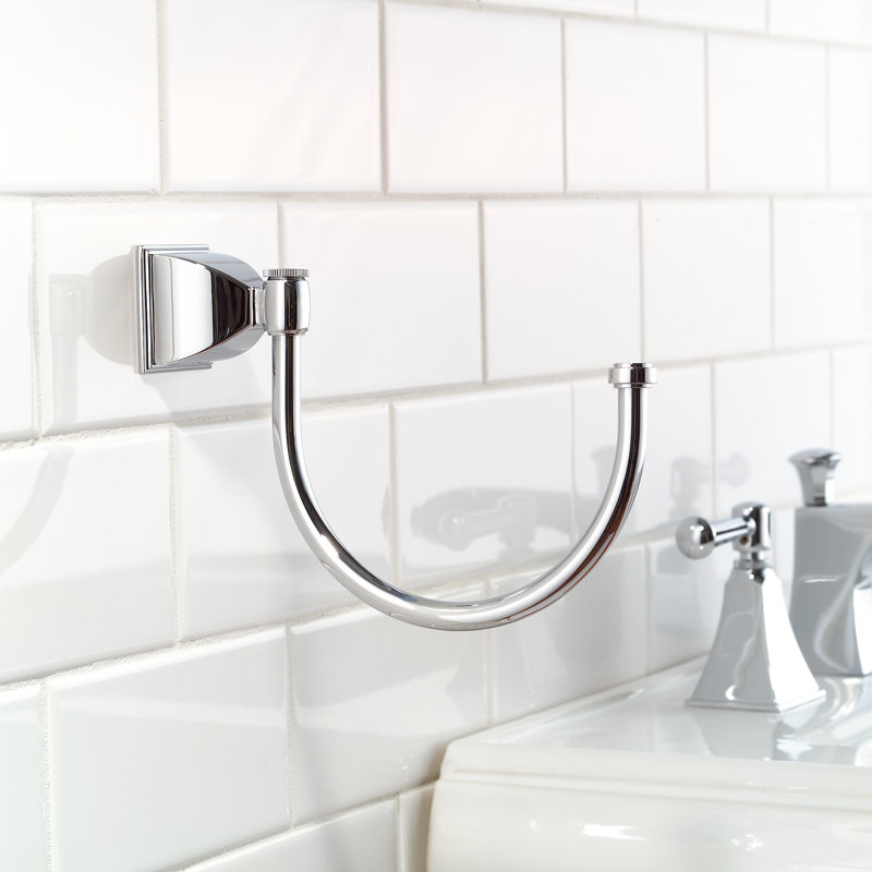 Quattro Pivoting Towel Hook, Satin Nickel