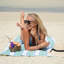 Serviette de plage 100% coton Aston & Arden-75204885