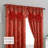 Elegant Comfort Jacquard Look Curtain Panel Set with Attached Valance 54" X 84 inch (Set of 2)-894353618
