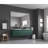 60 x 48 Inch LED Bathroom Mirror with Front and Backlight, Wall Mounted Vanity Mirror with Aluminum Frame, Anti-Fog, Memory, 3 Colors, Stepless Dimmable-349131267-349131272