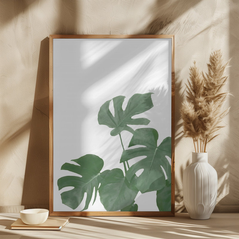 Monstera 04, 121.92cm H x 81.28cm W