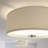 Chantey Linen Flush Mount-1593096540
