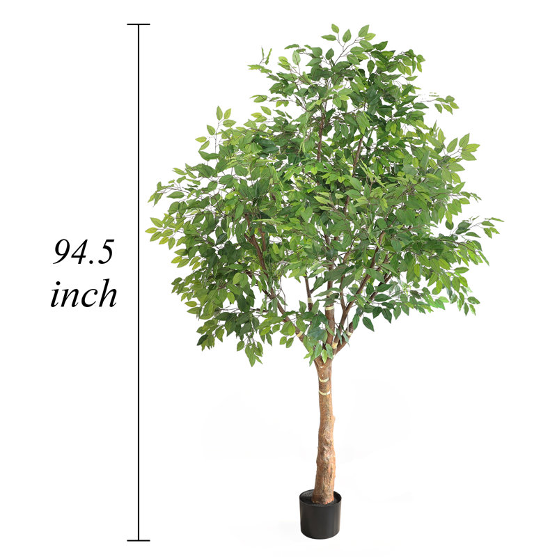 Grand ficus artificiel en pot 94 po