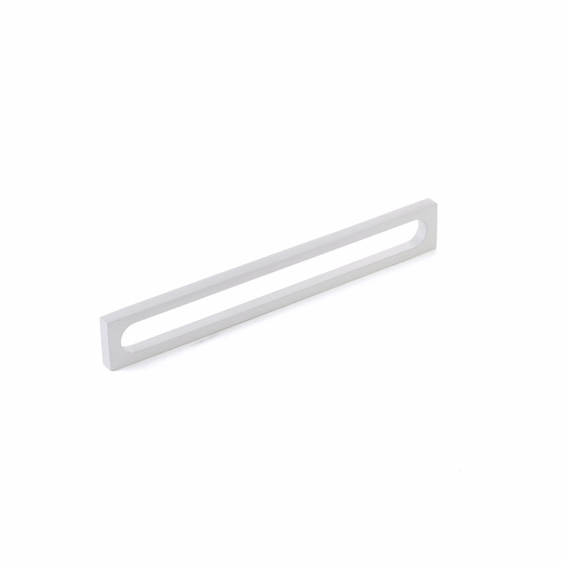 Poignée d'armoire Schaub, Blanc mat, 2"