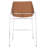 Chaliah Upholstered Faux Leather Counter Stool with Stainless Steel Frame-1648794933-1686811672