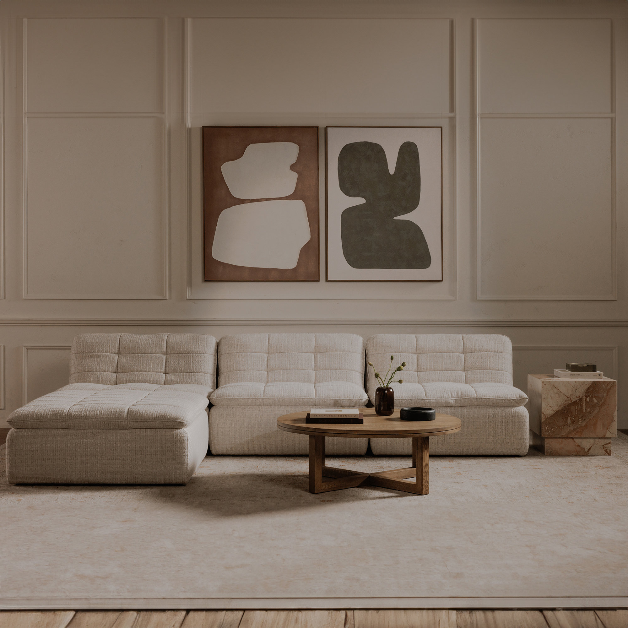 Ruth Upholstered Chaise Sectional