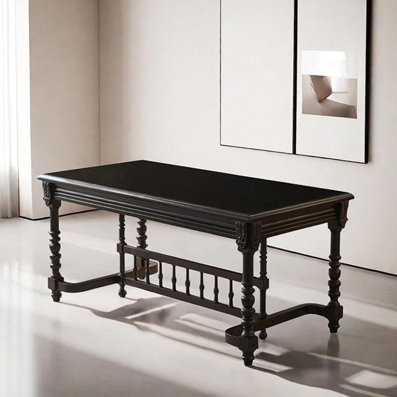 Annaya, 29.92"H x 86.61"L x 27.55"W, Black