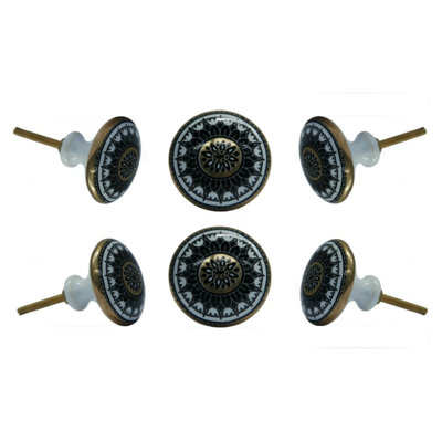 Jamil Oversized 1.8" Diameter Mushroom Knob Multipack