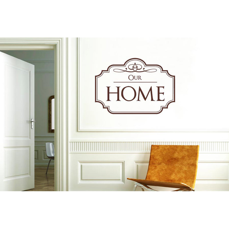 Non-Wall Damaging Wall Decal, Brown, Large
