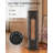 Patio Heater For Outdoor, 360°all-round Heating, 1500w Indoor Electric Infrared Heater, Portable Tower Heater, 2 Speeds Oscillation, Tip-over Protection For Garage, Backyard, Home-106678128