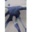 Vero Abstract Hand-Knotted Ivory/Royal Blue/Navy Area Rug-28585759