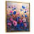 Toile avec cadre flottant or