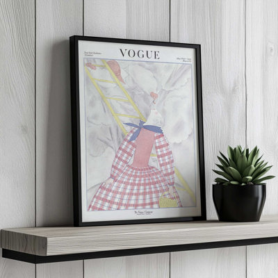 Impression sur toile Vintage Fashion Cover X par Wild Apple
