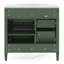 Meuble-lavabo moderne 36 po avec lavabo supérieur-596226717