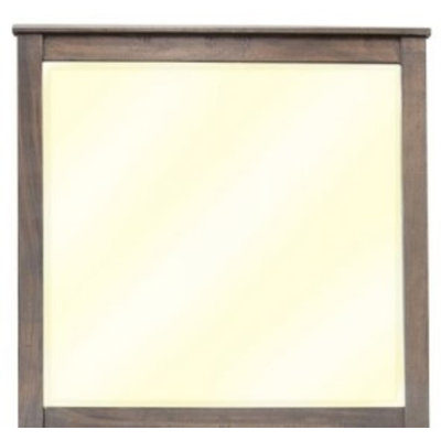 Enzlee Wood Flat Wall Mirror