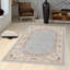 Tapis oriental en polyester tissé à plat beige / gris Tiarra-193461775