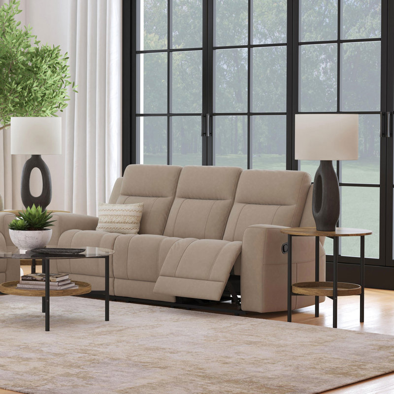 Upholstered Reclining Sofa