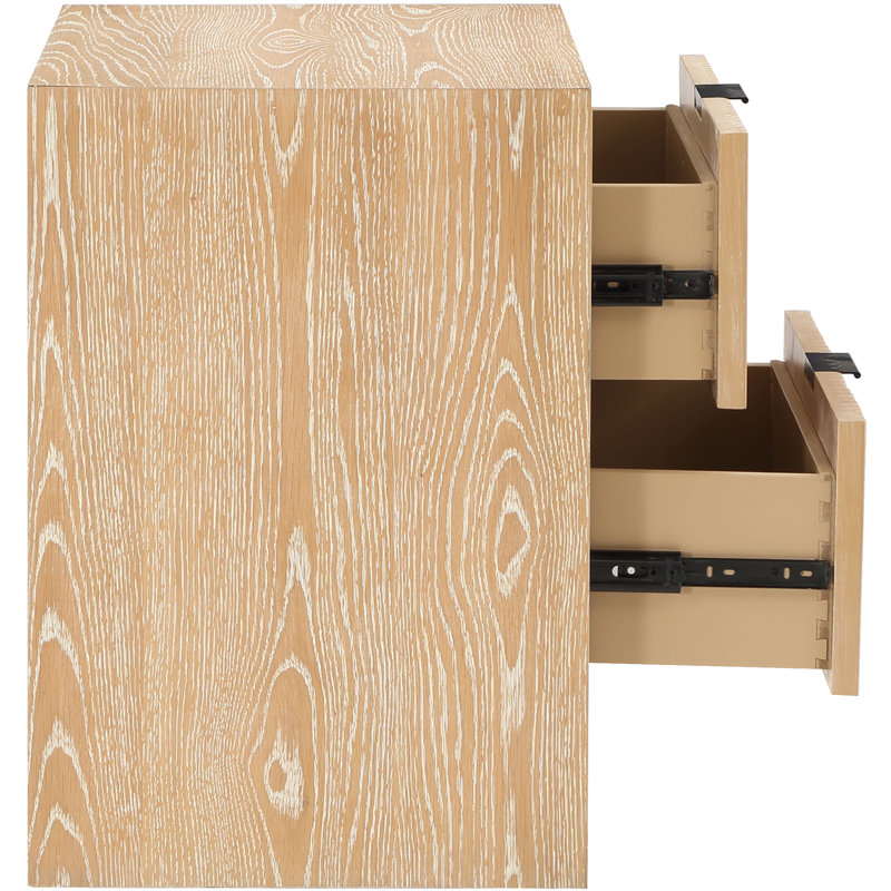 Table de chevet Fairfax, Naturel