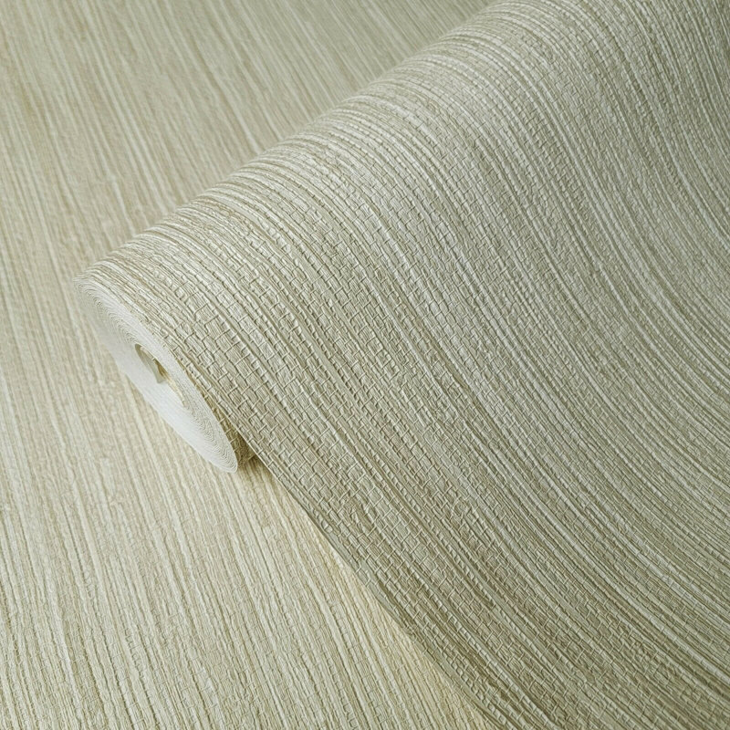 Papier peint texturé imitation toile beige