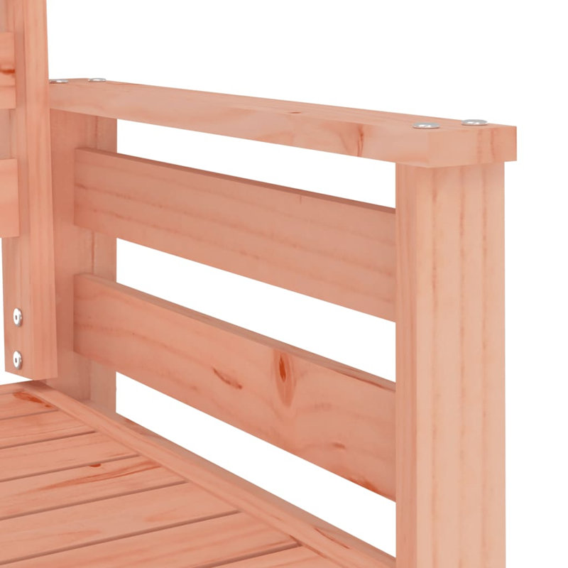 Amett Solid Wood Outdoor Bench, Brown