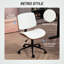 Chaise de bureau à domicile sans accoudoirs avec roues