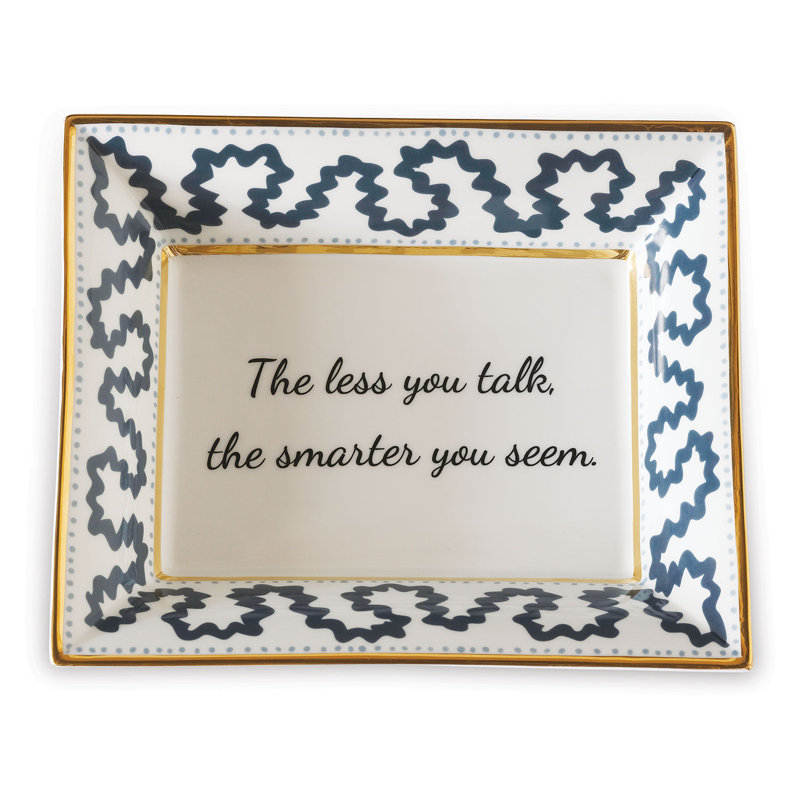 Word Up Porcelain Decorative Plate 2